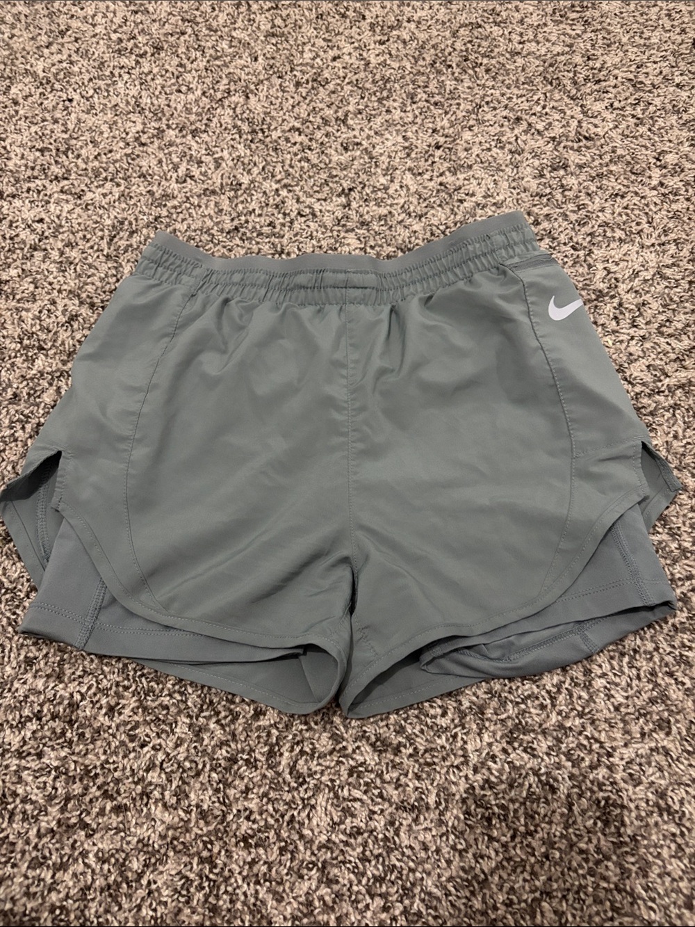 Nike Women’s Slate Grey Athletic Running Shorts
